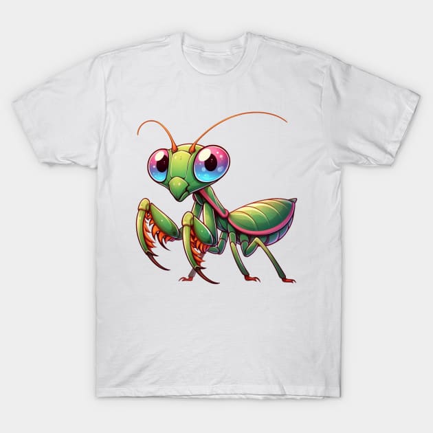 Cute Mantis T-Shirt by Dmytro